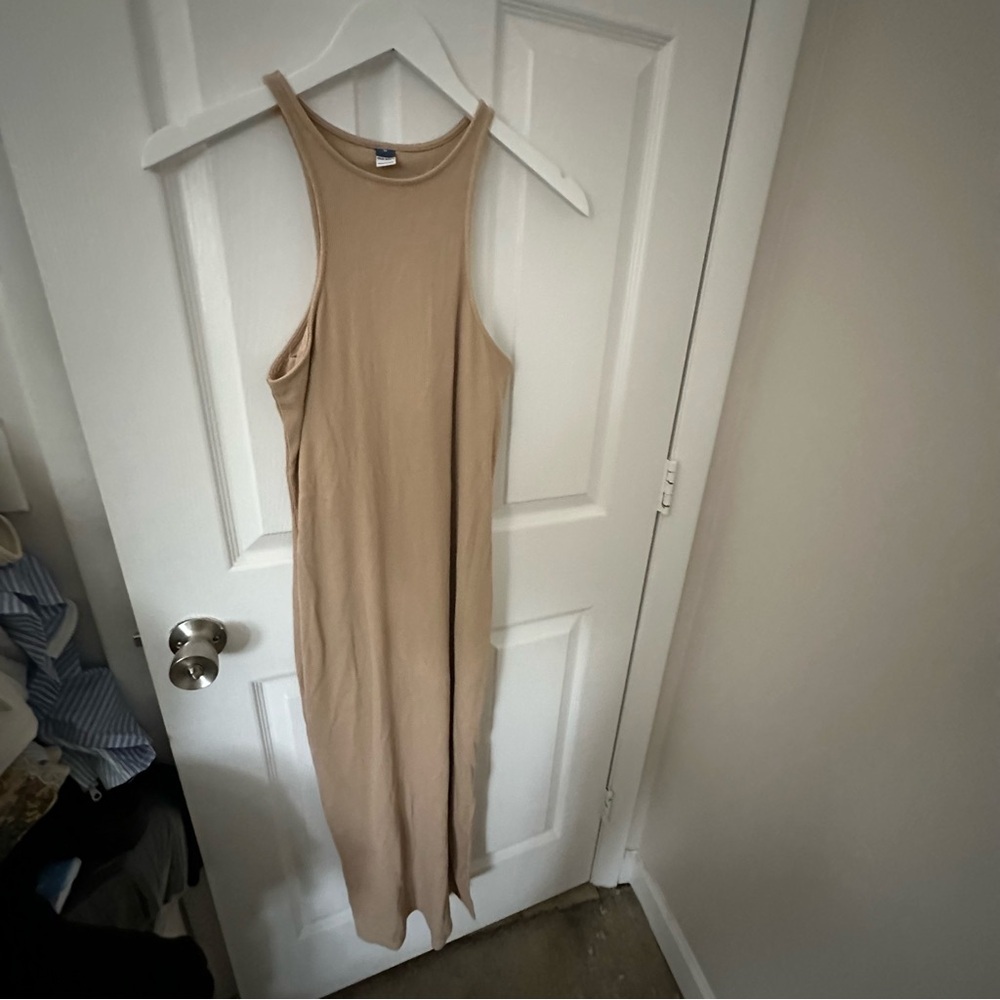 Old Navy Beige/Tan Maxi Dress
